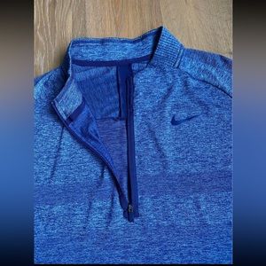 Large Nike golf blade collar pullover, Tiger Woods golf style